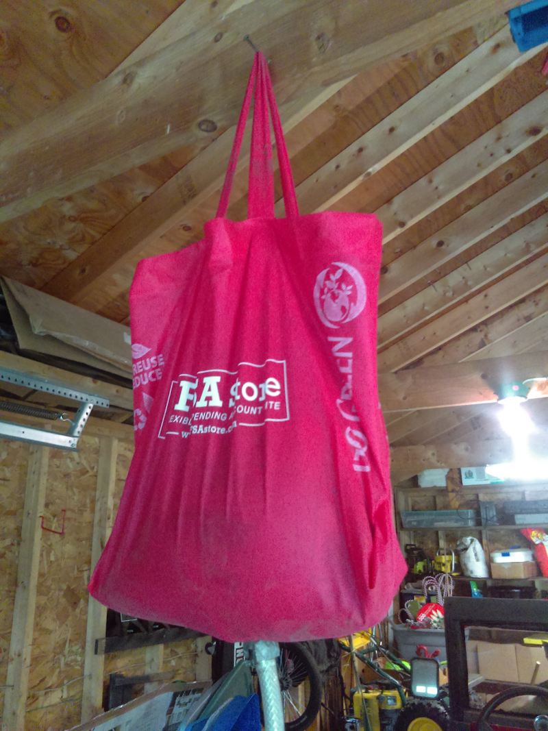 Elegantly hung from a really long drywall screw that is super dull from being reused a bunch. Is this a chandelier?